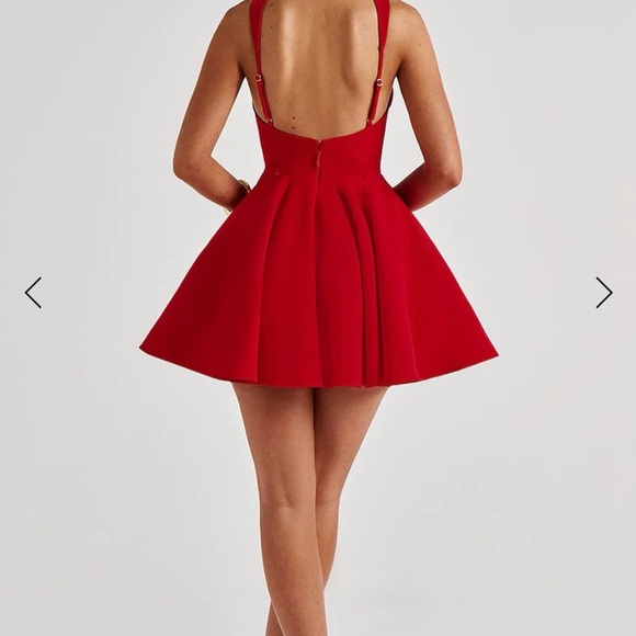 Babyboo RUE MINI DRESS - RED - Picture 3 of 4